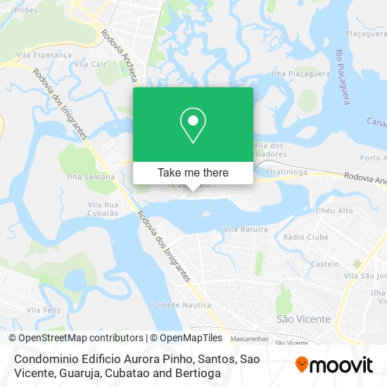 Mapa Condominio Edificio Aurora Pinho