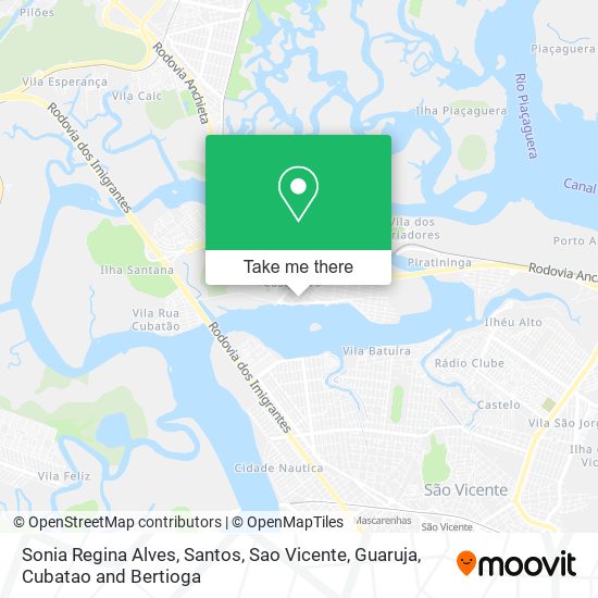 Mapa Sonia Regina Alves