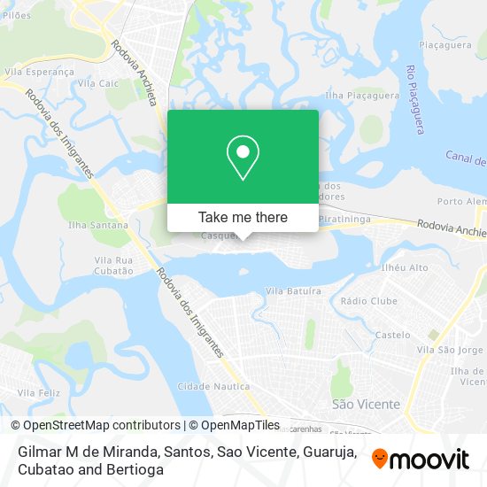 Gilmar M de Miranda map