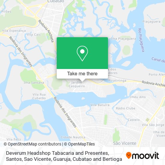 Deverum Headshop Tabacaria and Presentes map