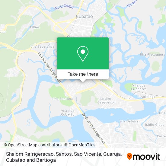 Shalom Refrigeracao map