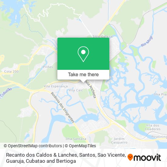 Recanto dos Caldos & Lanches map