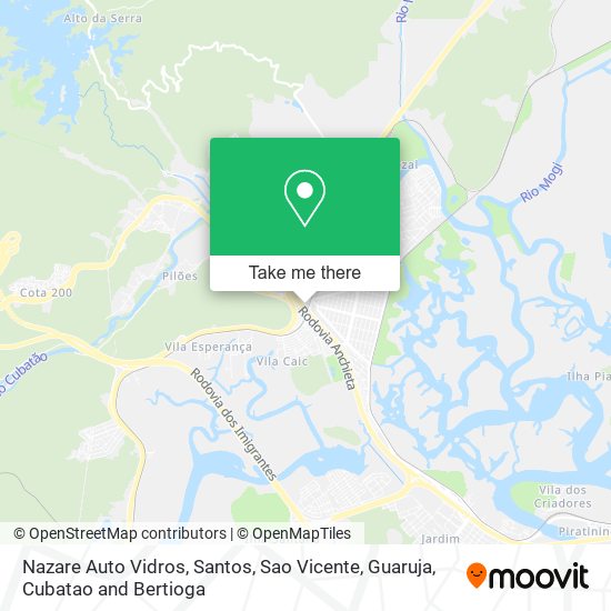 Nazare Auto Vidros map