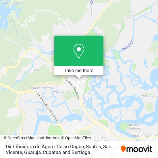 Distribuidora de Água - Celso Dágua map