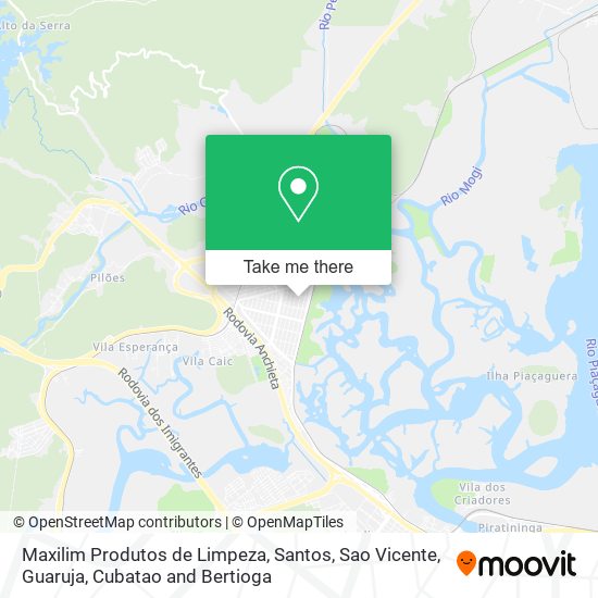 Mapa Maxilim Produtos de Limpeza