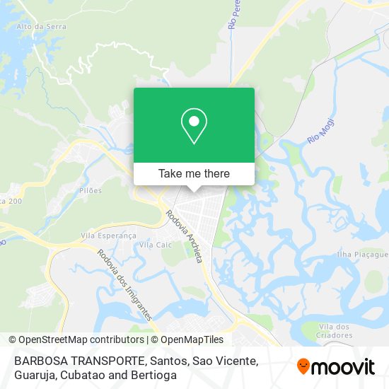 BARBOSA TRANSPORTE map