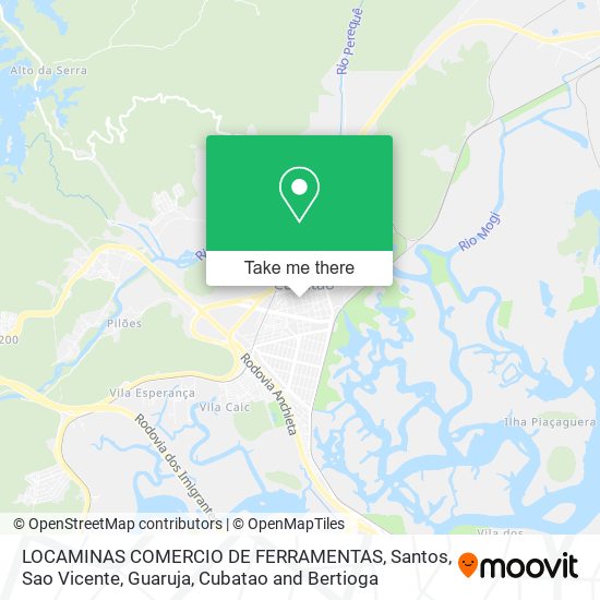 LOCAMINAS COMERCIO DE FERRAMENTAS map