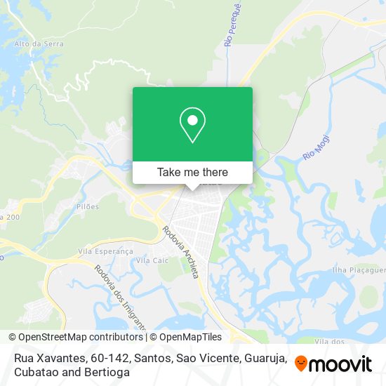 Rua Xavantes, 60-142 map