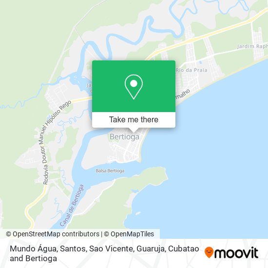 Mundo Água map