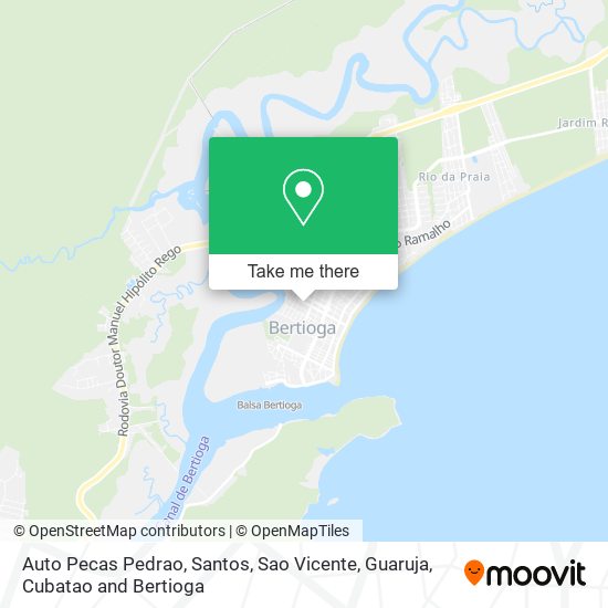 Auto Pecas Pedrao map