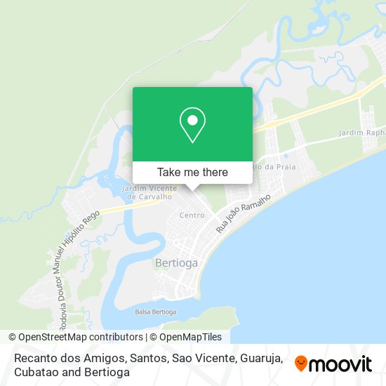 Recanto dos Amigos map