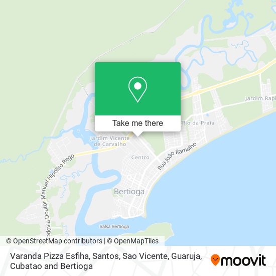 Mapa Varanda Pizza Esfiha