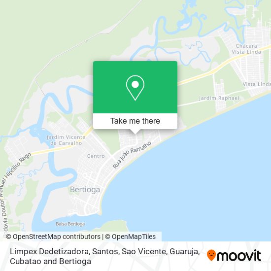 Limpex Dedetizadora map