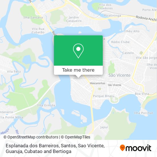 Esplanada dos Barreiros map