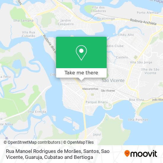 Rua Manoel Rodrigues de Morães map