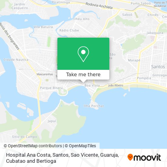 Hospital Ana Costa map