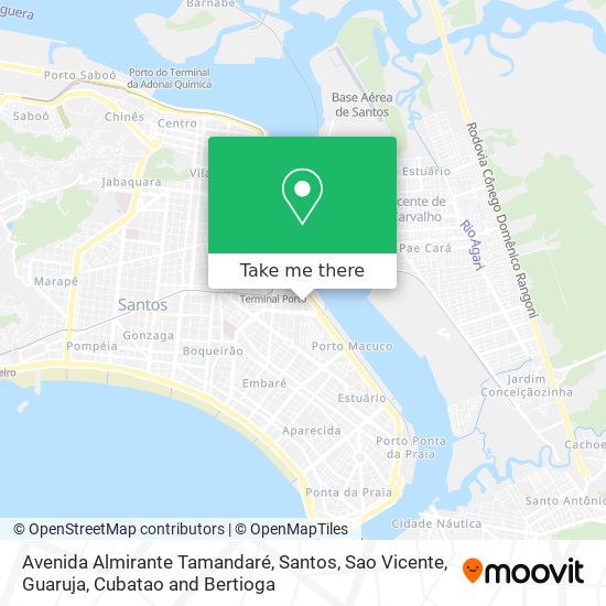 Avenida Almirante Tamandaré map