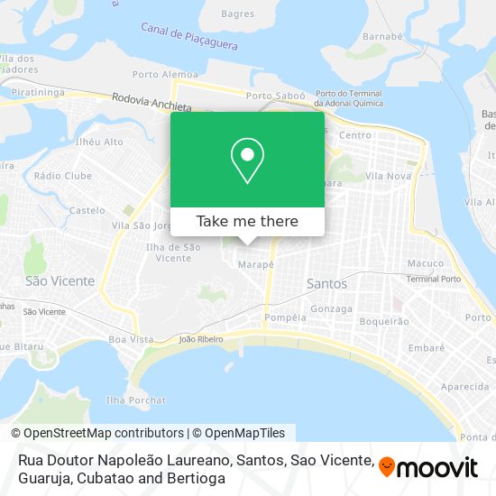 Rua Doutor Napoleão Laureano map