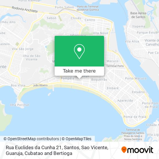 Rua Euclides da Cunha 21 map