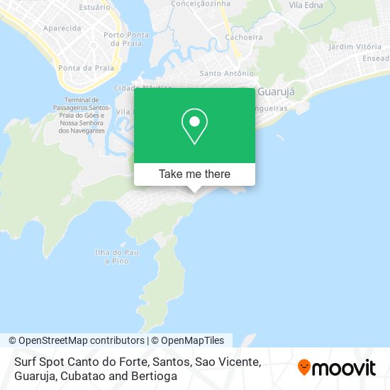 Surf Spot Canto do Forte map