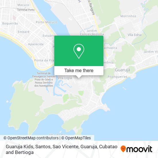 Guaruja Kids map