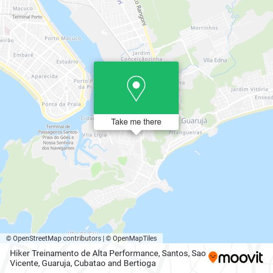 Hiker Treinamento de Alta Performance map