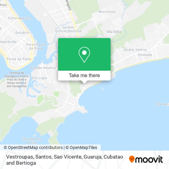 Vestroupas map