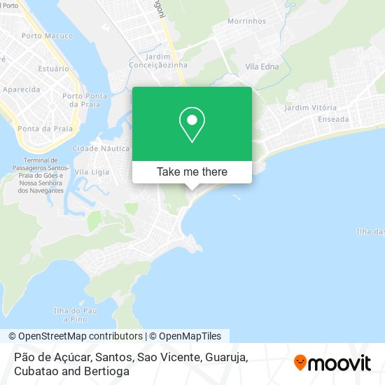 Pão de Açúcar map