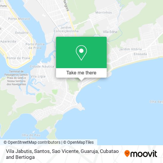 Vila Jabutis map