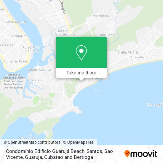 Condomínio Edificio Guarujá Beach map