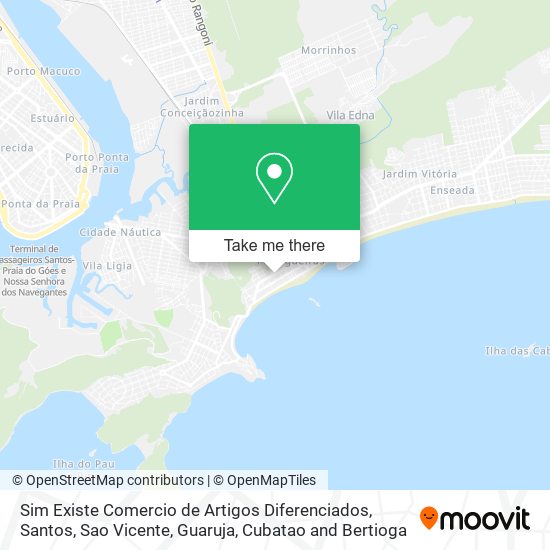 Sim Existe Comercio de Artigos Diferenciados map