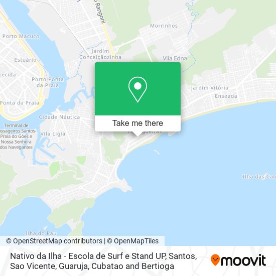 Nativo da Ilha - Escola de Surf e Stand UP map