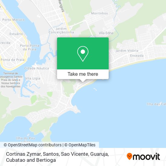 Cortinas Zymar map