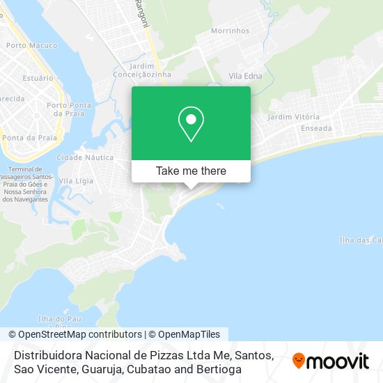 Mapa Distribuidora Nacional de Pizzas Ltda Me