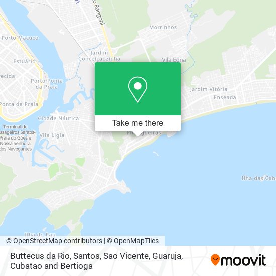 Buttecus da Rio map