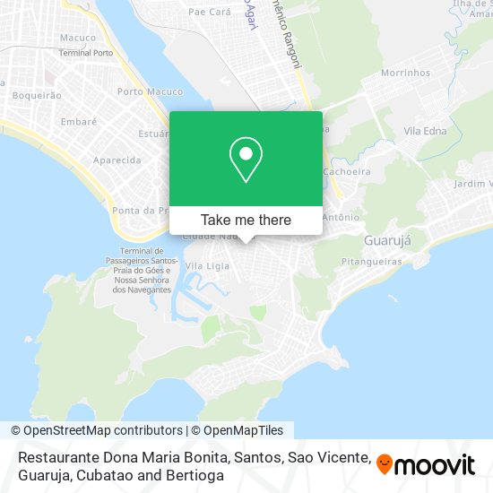 Mapa Restaurante Dona Maria Bonita