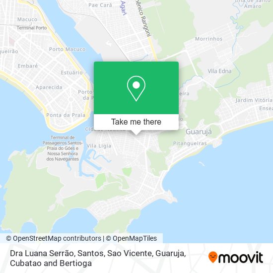 Dra Luana Serrão map