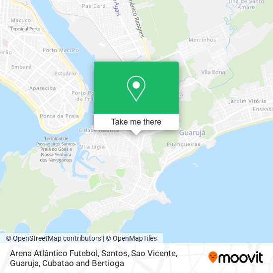 Arena Atlântico Futebol map