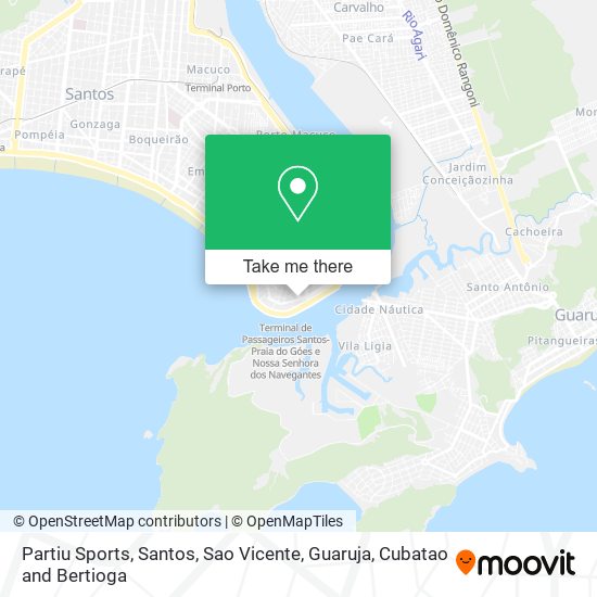 Partiu Sports map