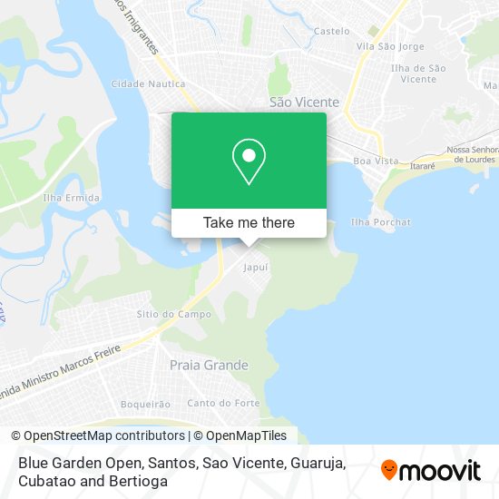 Blue Garden Open map