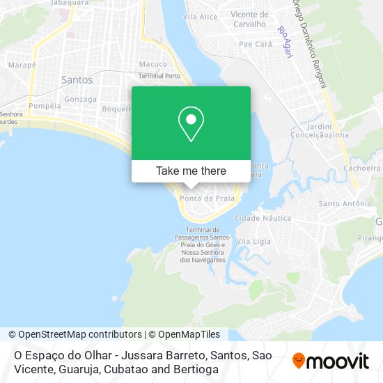 O Espaço do Olhar - Jussara Barreto map