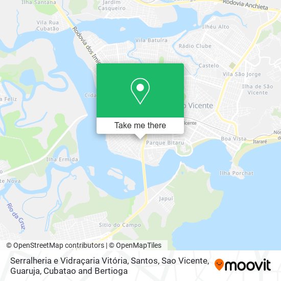 Serralheria e Vidraçaria Vitória map