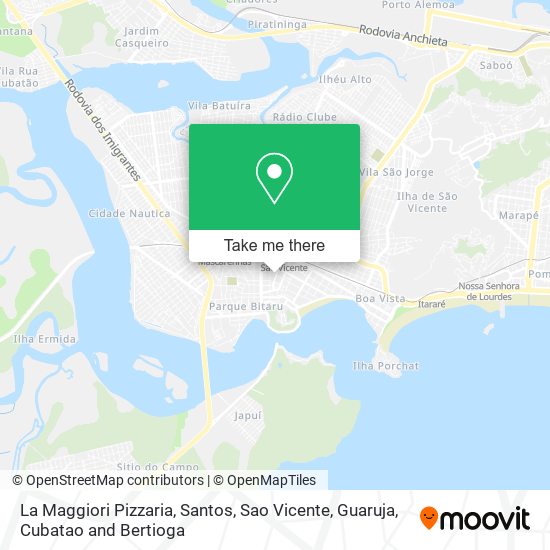 La Maggiori Pizzaria map
