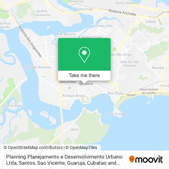 Planning Planejamento e Desenvolvimento Urbano Ltda map