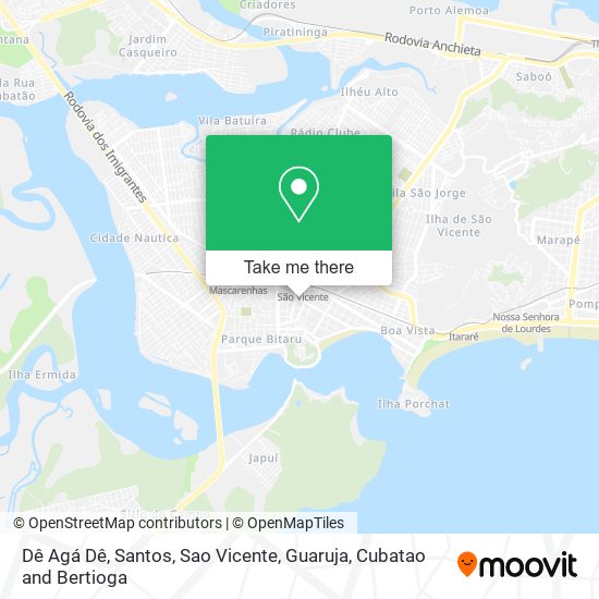 Dê Agá Dê map