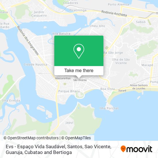 Evs - Espaço Vida Saudável map