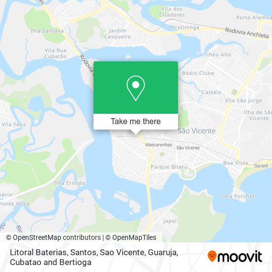 Litoral Baterias map