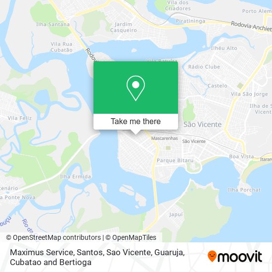 Maximus Service map