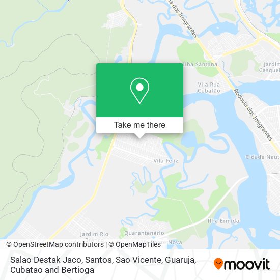 Salao Destak Jaco map
