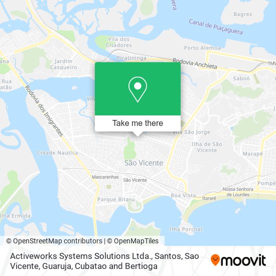 Activeworks Systems Solutions Ltda. map